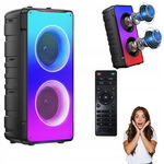 Głośnik przenośny Bluetooth 5.0, 60W TAMPROAD A67 czarny bateria 1000 mAh