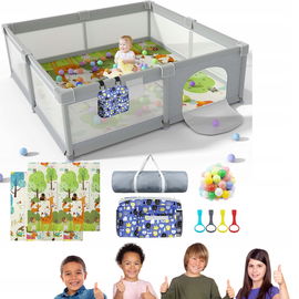 Kojec dla niemowląt HEIZO 180x200 cm z materacem wygodny i funkcjonalny