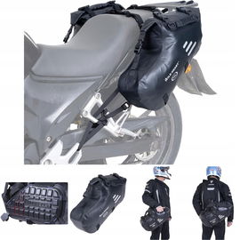 Wodoodporne torby siodełkowe czarne 2x12l WF-125B Held Heart