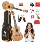 Ukulele akustyczne machoniowe 23 cale z torbą Vangoa 62 x 20,5 x 6,5 cm