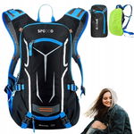 Plecak rowerowy wodooszczelny 30L unisex SPGOOD koloru czarno niebieskiego