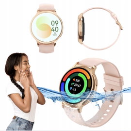Inteligentny zegarek dla kobiet TIFOZEN 1,5calowy dotykowy Bluetooth różowy
