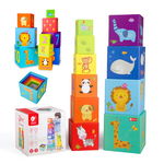 CLASSIC WORLD Magic Box Blocks Puzzle Tower Box Educational Toy