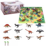 WOOPIE Zestaw Figurki Dinozaury  XL + Mata