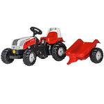 Rolly Toys rollyKid Steyr 6165 CVT  Traktor na Pedały z Przyczepą Steyr