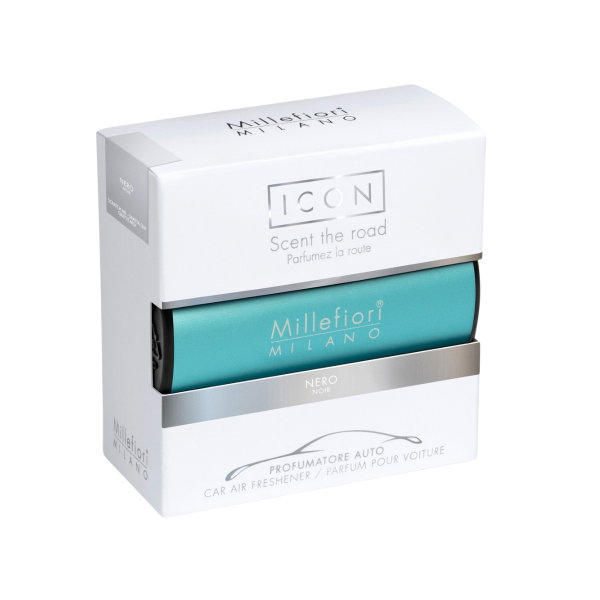 Zapach samochodowy do kratki MILLEFIORI Milano ICON NERO Classic