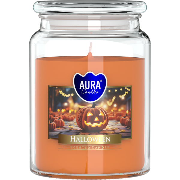 Świeca zapachowa BISPOL Aura snd99-466 (Halloween) ~100h