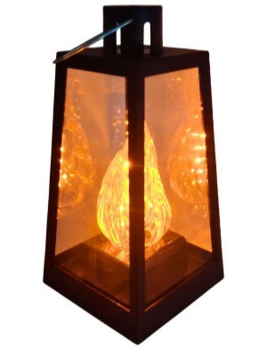 Znicz lampion latarnia SUNLIGHT LED 22 cm