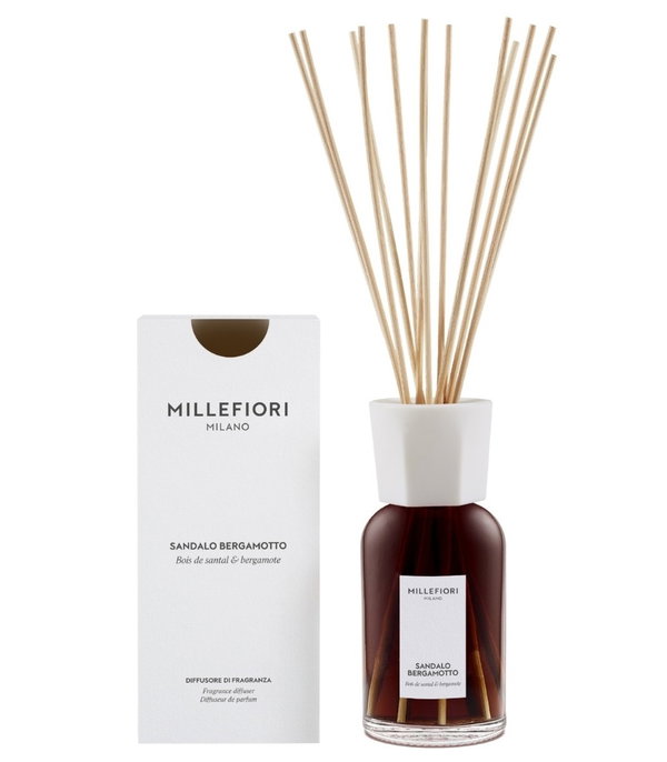 Dyfuzor pałeczki zapachowe MILLEFIORI SANDALO BERGAMOTTO 77DISB 500ml