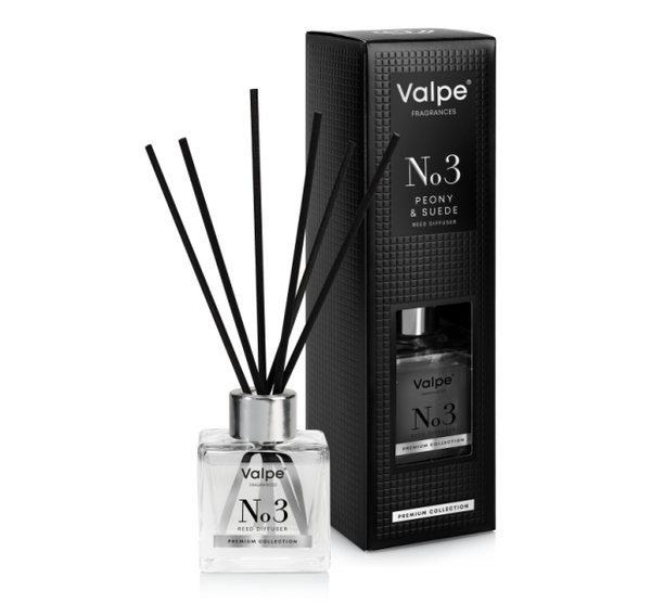 Dyfuzor zapachowy BISPOL Valpe No3 VD-007-003 (Piwonia & Zamsz) 80ml