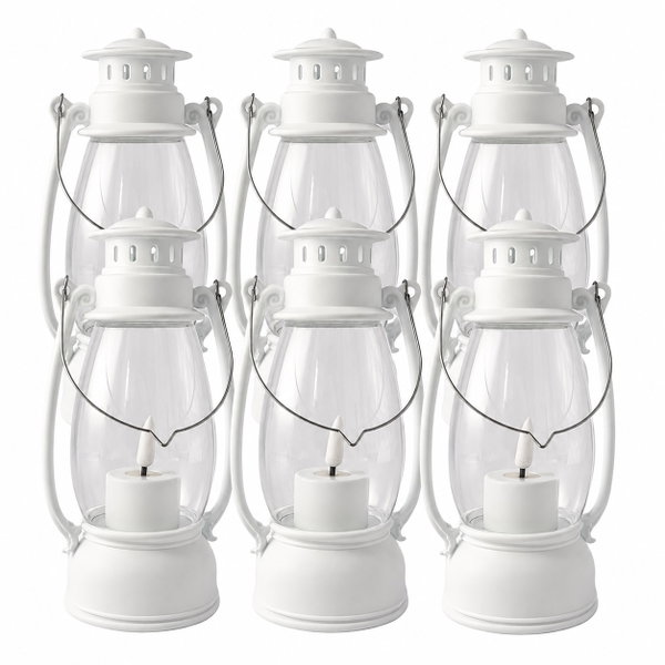 Lampa naftowa LED SUBITO KL 101 biała (298) 18cm 6 sztuk