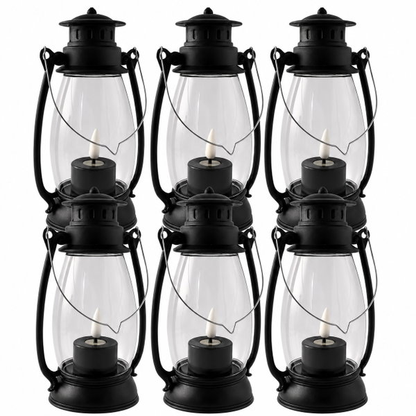 Lampa naftowa LED SUBITO KL 101 czarna (299) 18cm 6 sztuk