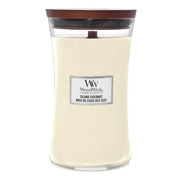 Świeca zapachowa WoodWick Island Coconut duża 610g