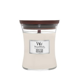 Świeca zapachowa WoodWick White Teak średnia 275g