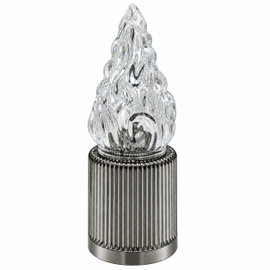 Świeca LED Sunlight szara - zimne światło (A7163W)