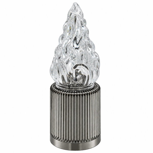Świeca LED Sunlight szara - zimne światło (A7163W)