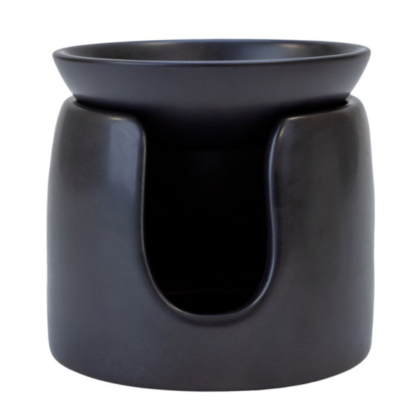 Ceramiczny kominek do wosków zapachowych BISPOL Aura AWB-002-002 czarny