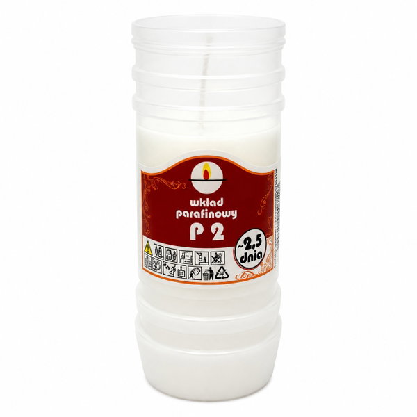 Wkład do zniczy parafinowy Ulmar Oil P2 60h 2,5 dnia 1 sztuka