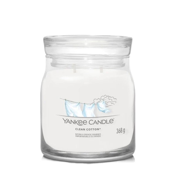 Świeca zapachowa Yankee Candle Clean Cotton średnia 368g