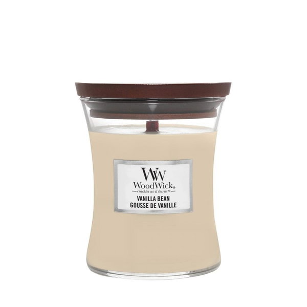 Świeca zapachowa WoodWick Vanilla Bean średnia 275g