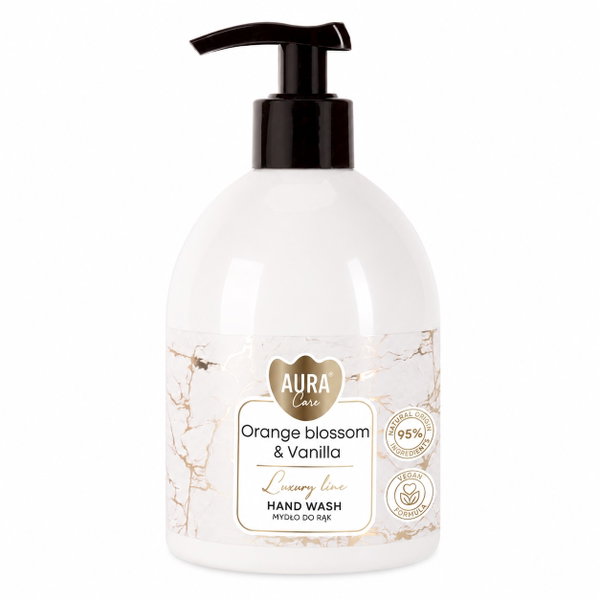 Mydło w płynie BISPOL Aura AHW-011-021 (Kwiat pomarańczy i Wanilia) 500ml