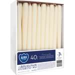 Świece Bispol Candles 7h 40 sztuk ecru