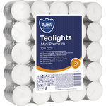 Podgrzewacze Bispol Mini Tealights 3h 100 sztuk