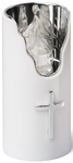 Wkład LED do zniczy kapliczek SUBITO C707 H150 srebrny/biały 1 sztuka