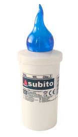 Wkład LED do zniczy kapliczek SUBITO S6 niebieski do 1200h 1szt.