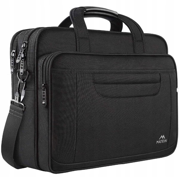 Torba na Laptopa 17,3" Matein 1172 Wodoodporna Biznesowa Czarna