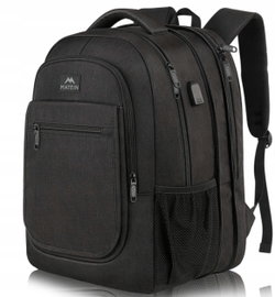 Plecak podróżny biznesowy MATEIN 15,6" USB roszerzalny 29,5 -> 36,8L 1364