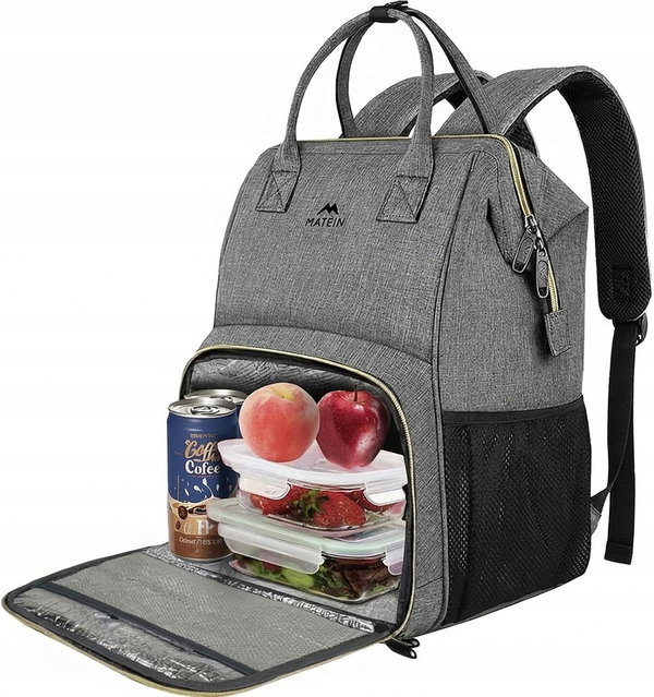 Plecak MATEIN na Laptopa 15.6" z Komorą Termiczną na Lunch 1368