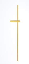 Goldbarra - nowoczesna lampa ścienna LED 90cm  kinkiet