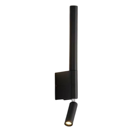 Roar - Nowoczesny Kinkiet 43 cm 7W LED Czarny