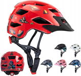 Kask rowerowy dla dzieci regulowany 50-57 cm z odpinanym daszkiem