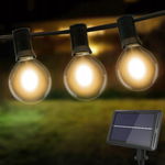 Girlanda świetlna Litogo 800 cm solarne czarny, 25 żarówek