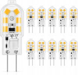 DiCUNO Żarówki LED G4, ciepła biel 3000 K, 1,5 W G4 10 sztuk, 12V