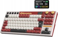 Klawiatura mechaniczna RK M87 Famicom - Cream Switch, UKŁAD QWERTZ