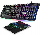 Klawiatura do gier Empire Gaming MK800 RGB + Mysz, UKŁAD AZERTY