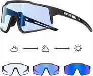 KAPVOE niebieskie fotochromowe okulary sportowe rowerowe