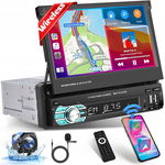 Hikity Single Din Wireless Carplay Car Stereo z 7-calowym ekranem dotykowym