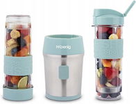 Mini Blender Kielichowy sportowy do smoothie To GO dwa bidony 570ml OPIS