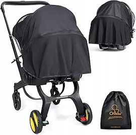 Orzbow Uniwersalna moskitiera do wózka 2 w 1 ochrona przed owadami, słońcem