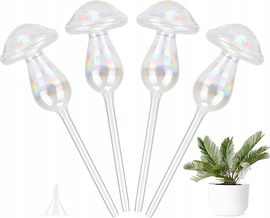 Nawadniacz do kwiatów szklany dozownik nawadniający do podlewania grzyb x4