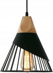 Lampa Sufitowa Wisząca Skandynawska Metal czarny