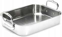 De Buyer 3727.35 naczynie do pieczenia, stal nierdzewna.