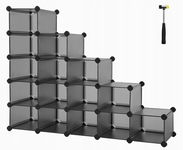 Garderoba Songmics 89,2 x 69,2 x 30 cm odcienie szarości