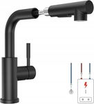 Bateria kuchenna stojąca Lonheo Kitchen Faucet czarny