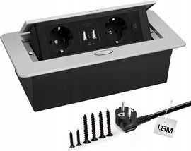 Listwa Elektryczne blatowe JACEPFY srebrny