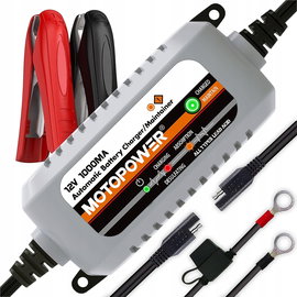MOTOPOWER automatyczna ładowarka do samochodu prostownik 12V 1000 mA
